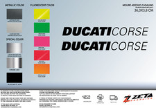 2 Adesivi Carena Ducati Corse