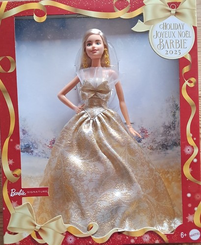 Barbie blonde happy holiday - happy,