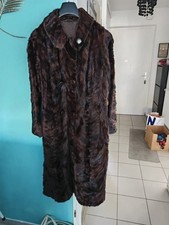 manteau long fourrure femme