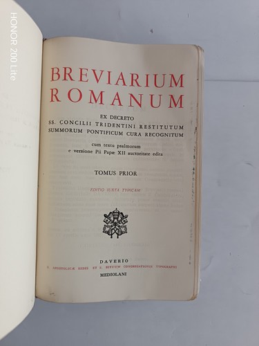 Breviarium romanum tomus prior - romanum,