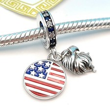 Charm argento 925 America New