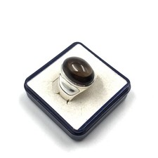 Anello fascia sigillo argento