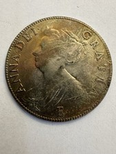 1707 Regina Anna mezza corona