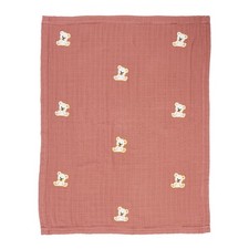 Coperte a fascia con ricamo in