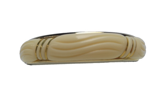 Bracciale beige oro rigido - beige,