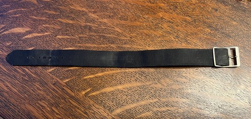 Cinturino orologio nero mm - 18,