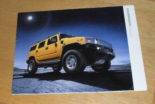 Brochure hummer 2003 2004 h1 - brochure,