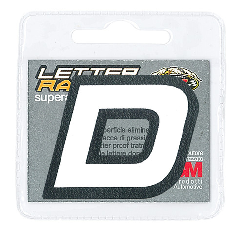Lettera adesiva colore - lettera, "d"