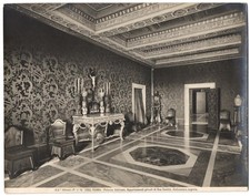 Fotografia Alinari, Veduta Roma, Palazzo Vaticano, Appartamenti di Sua Snatita 