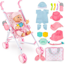 Bambola Bebé E Passeggino Playset, Bambolotti Bambole E Accessori Con Baby Dolls