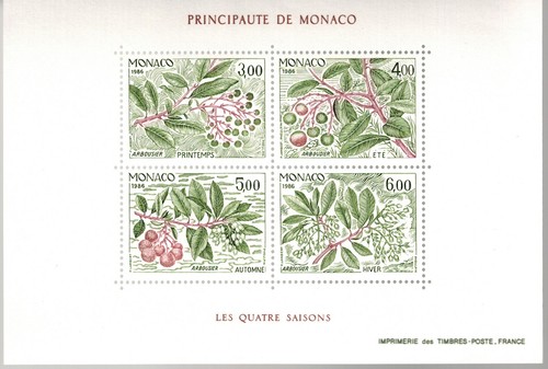 Francobollo monaco blocco - monaco,