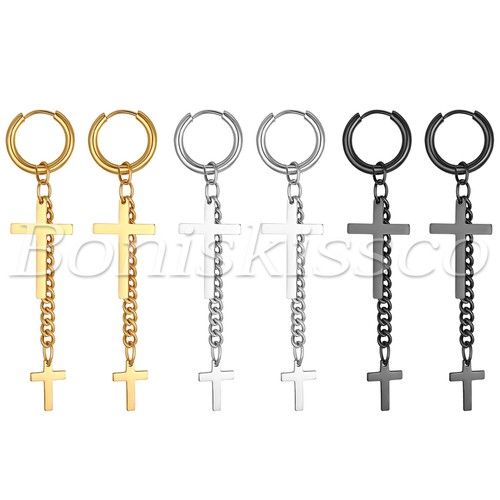 Orecchini huggie 6pz uomo - orecchini,