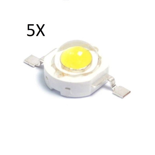 Led bianco alta - 5, 1w