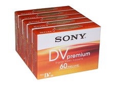 5 x Sony MiniDV videocamera cassetta DVM60 - videocassetta digitale DVM60PR4