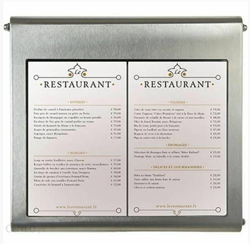 Leggio bacheca porta menu con - bacheca,