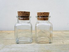 2 Barattoli in vetro da 150 ml con tappo in sughero