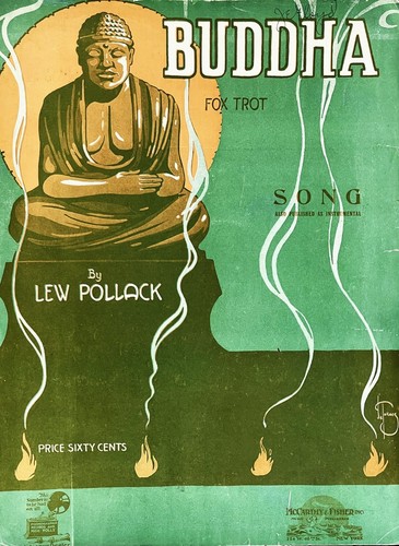 1919 buddha fox trot - buddha, rose