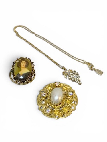 Collana spilla vintage - , set