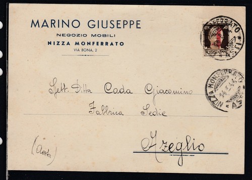 Cartolina commerciale nizza - commerciale,