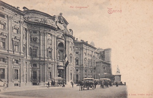 Cartolina torino palazzo - cartolina, di