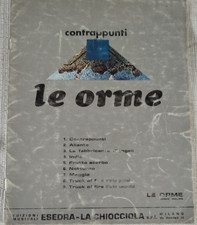 CONTRAPPUNTI E LE ORME ALBUM N.4 SPARTITO INTERO LP SHEET MUSIC 1975