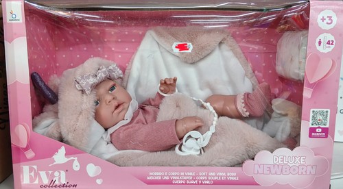 Bambola eva newborn con - bambola,