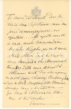 1917 ROMA Pier Desiderio PASOLINI al Senato senza la segretaria *Autografo