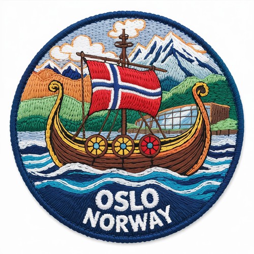 Toppa bandiera oslo - oslo, norvegia