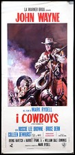 1972 * Locandina Cinema "I Cowboys - John Wayne" Western (B-)