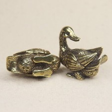 Statua animale in ottone puro