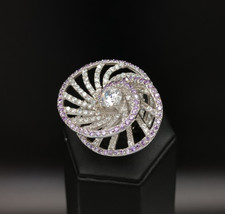 Women's 925 Silver CZ Diamond