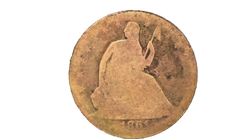 Mezzo dollaro liberty 1861