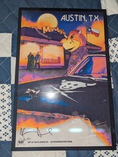 Poster Mooby's Pop Up Austin TX - Autografato da Kevin Smith - Nate Gonzalez Art