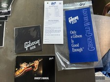 Gibson 2004 Vuoto Garanzia Checklist Manuale Panno Les Paul SG Raro!!!