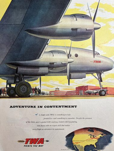 1945 twa plane points - plane, way
