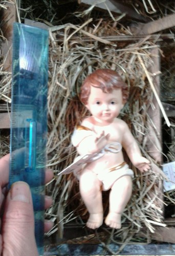 Child jesus resin cradle cm - child,