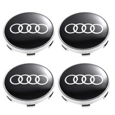 4x tappo copri mozzo coprimozzo 60 mm  cerchi in lega audi a4 a3 a1 a6 q5 q7 tt