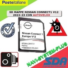 SD MAPPE NISSAN CONNECT 1 V12 2022-23 EUROPA + AUTOVELOX OMAGGIO????????