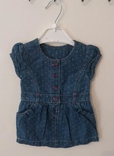 Abito M&S misto denim bambina