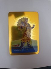 Goku Super Sayan 3 N 14 DragonBall Z Serie Oro Rarissima Lamincards RARA