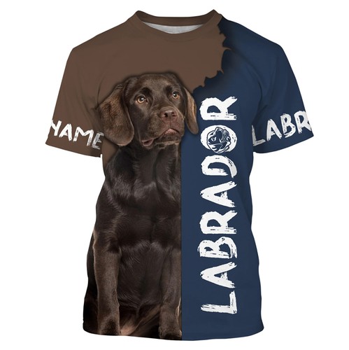 Shirt chocolate labrador - t-shirt,