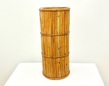 Portaombrelli vintage porta ombrelli  in legno di bambù  modernariato anni 60