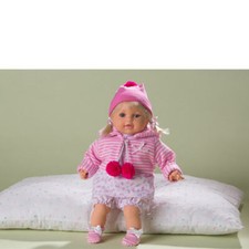 BAMBOLA REAL VESTITO RIGHE