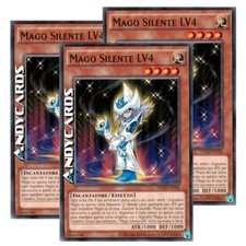 3x MAGO SILENTE LV4 • (Silent Magician Lv4) • Comune • YGLD ITC05 • YUGIOH!