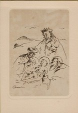 34947 vecchia cartolina artistica silvio consadori l' adorazione dei magi