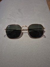 Ray-Ban RB3548N 001 51-21 Occhiali da Sole - Oro/Verde