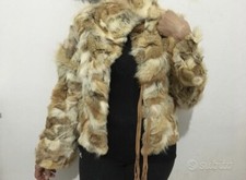 PELLICCIA DI LAPIN Champagne FUR JACKET PELZ FOURRURE DE LAPIN Лисьего меха