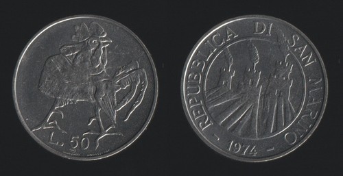 San marino lire - san,