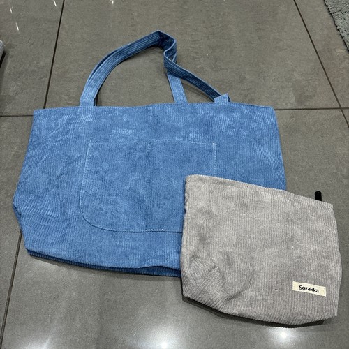 Borsa tote velluto coste - tote, in