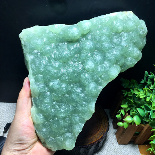 1514g 240mm calcedonio verde - calcedonio,